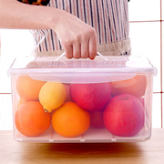 5折手提密封冰箱整理收纳盒速冻冷冻专用食物水果保鲜盒