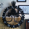 妙刻创意齿轮时钟挂钟静音钟机械(钟机械)欧式复古挂墙钟客厅卧室装饰时钟
