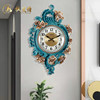 欧式钟表挂钟客厅家用时尚轻奢现代创意复古田园卧室装饰时钟壁挂