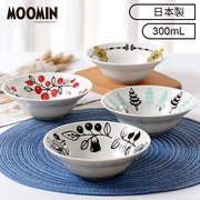 colabebe日本进口moomin姆明陶瓷碗早餐碗，亚美史力奇日式餐具