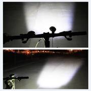 山地自行车强光夜骑灯夜间骑行手电筒超亮公路单车前灯照明灯夜行