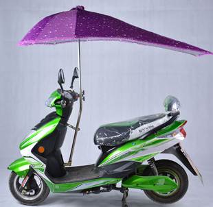 电动车遮阳雨伞支架电瓶，踏板摩托车三轮车不锈钢，加粗固定夹撑伞架