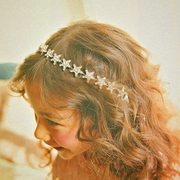 韩国儿童头饰发箍女童，水钻绑发带蝴蝶结头箍公主，发卡生日发饰