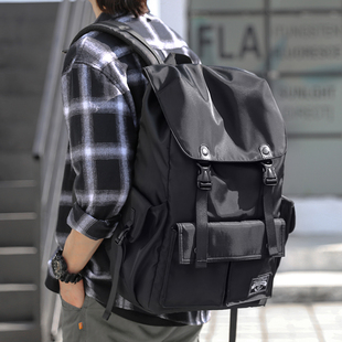 书包男大学生高中学生双肩包潮流休闲大容量旅行包背包电脑包男包