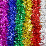 春节六一儿童节装饰品婚庆，用品幼儿园拉花，彩条2米彩带圣诞树毛条
