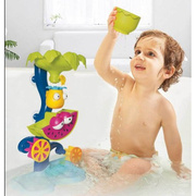 美国B.toys热带回转水车 沙漏玩沙玩水流水转轮戏水沙滩玩具