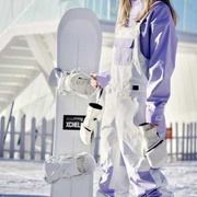 单板背带滑雪裤女 单板双板防水 滑雪服卫衣男女情侣款滑雪装备