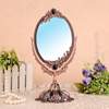 仿古大镜子铜镜金属桌面欧式高清双面号女公主镜%化妆镜复古台式