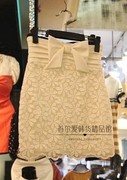 现~韩国东大门蕾丝半身裙，气质显身材，20夏蝴蝶结包臀短裙白色