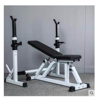 多功能哑铃凳家用健身器材举重床可调节深蹲架健身椅环保杠铃套装