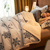 毛毯被子双层加厚冬季保暖牛奶珊瑚绒盖毯床单法兰绒办公午睡毯子
