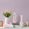 北欧简约渐粉色陶瓷花瓶现代创意，家居客厅干花插花器装饰餐桌摆件