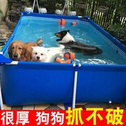 狗狗游泳池超大充气圆形成人洗澡池儿童游泳戏水池大型家用泳