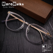 超轻复古tr90记忆钛眼镜架，近视眼镜框男女，韩版防蓝光近视眼镜9905