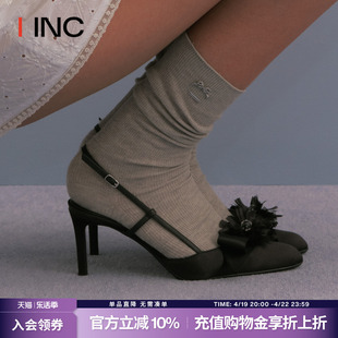 MARCHEN 设计师品牌IINC 24SS流萤真丝高跟鞋女