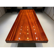奥坎大板实木原木茶桌红木大板桌面办公茶板茶台桌子 213-80-8