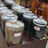 玻璃大号密封罐宽口透明茶叶药材青柑陈皮桶大容量带盖密封瓶展示