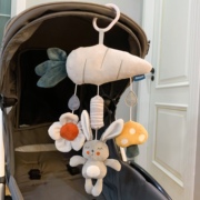 婴儿推车挂件0-1岁宝宝，车载安全座椅床头，风铃摇铃毛绒玩具3-6个月