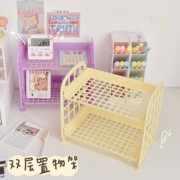 品.宿舍置物架，多层架子客厅化妆品桌面家用迷你塑料货架厨房收纳