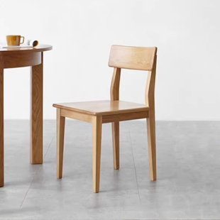 像素家具实木餐椅橡木办公椅子家用现代简约靠背椅书桌椅餐厅家具