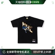 日本直邮A BATHING APE BAPE X M&N NHL 系列男女同款短袖T恤 运