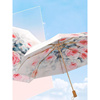 创意双面图案雨伞遮阳伞太阳伞黑胶防晒防紫外线折叠轻便晴雨两用