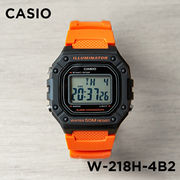 卡西欧手表casiow-218h-4b2户外运动，时尚腕表方块防水电子表