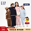 gap男童冬季logo学院风，卫衣两件套儿童装，洋气运动套装857723