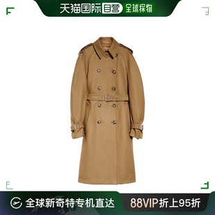 99新未使用香港直邮Sportmax 双排扣羊毛大衣 2016053306
