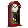 hense汉时创意客厅挂钟复古经典摆钟，简约艺术欧式挂表时钟音乐()