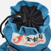 金钓勾彩绘帆布渔具包杆包背包钓鱼伞包加厚多功能收纳包超轻便携