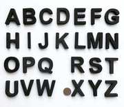 磁性冰箱贴数字字母大号画板贴大小写英文字母黑板贴白板贴磁铁