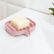 肥皂盒沥水洗衣皂盒创意卫生间香皂架浴室排水防滑皂盒方形香皂盒