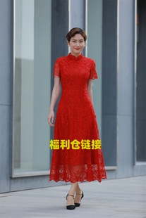 源头工厂中国风修身旗袍，改良时尚高雅宴会，礼服连衣裙日常装
