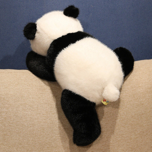 可爱趴趴熊公仔(熊公仔，)睡觉抱玩偶生日礼物，女生大熊猫毛绒玩具超软布娃娃