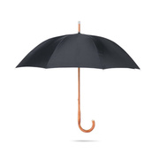 萨曼莎Solid一体式枫木雨伞长柄男黑复古木质商务英伦直柄晴雨伞