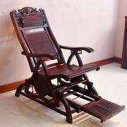 红木家具酸枝木摇椅明清古典中式实木午休躺椅，休闲椅老人椅
