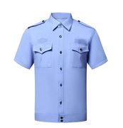 保安夏装短袖衬衣男女式半袖大码检测工作服夹克夏季执勤制服衬衫