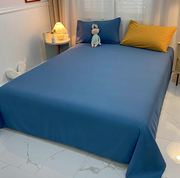 夏季纯色床单单件水洗，棉被单单人床，15m18米床双人学生宿舍被罩