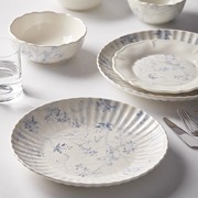 中式陶瓷盘子碗家用2024餐具网红创意高级感菜盘碟子饭碗汤碗