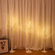 LED树灯景观灯圣诞节日装饰灯满天星暖光发光树仿真白桦树灯