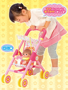 日本咪露娃娃配件小推车伞车过家家玩具米露婴儿车可折叠收纳女孩