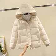 羽绒棉服女短款2023年冬季加厚棉衣韩版修身小棉袄保暖外套潮