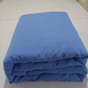 蓝色学生宿舍棉花被子褥子被芯，三件套床垫垫被春秋冬被新疆棉