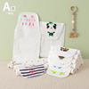 夏季婴儿童纯棉，吸汗巾宝宝垫背巾，0-3-4-6岁全棉隔汗巾幼儿园加大