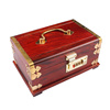 创意红酸枝红木首饰盒实木质仿古J典珠宝饰品盒整理收纳盒新