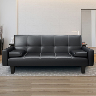 小户型客厅多功能可折叠两用沙发床，双人三人简易组合皮布艺沙发
