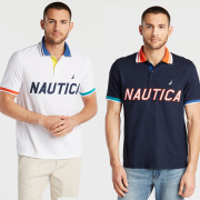 NAUTICA/诺帝卡新男POLO衫短袖T恤速干运动衫夏舒适大码拼色潮流