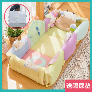防压婴儿床中床bb床宝宝睡床便携婴儿床0一2岁床上床游戏垫可变包