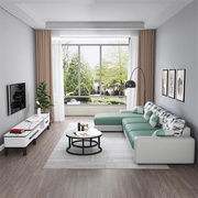 布艺沙发组合小户型客厅简约现代整装三人位沙发科技布经济型